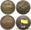 FRANKREICH Médaille uniface, Siège de la Bastille, lot de 2 e SIEGE DE LA BASTILLE 1789 (81,5mm, 162,81g, 12h) -