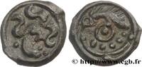 FRANKREICH Potin au sanglier, au torque et aux globules GALLIEN - BELGICA - SUESSIONES (Region die Soissons) c. 60-30 AC. (18,5mm, 3,01g, 3h) -