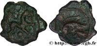 FRANKREICH Bronze au cheval et au sanglier, “type des dépôts GALLIEN - BELGICA - AMBIANI (Region die Amiens) Amiens (80) c. 60-40 AC. (16,5mm, 2,28g, 12h) -