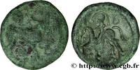 FRANKREICH Bronze au taureau et au bucrane GALLIEN - BELGICA - AMBIANI (Region die Amiens) Amiens (80) c. 60-40 AC. (16mm, 2,36g, 11h) -