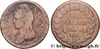 FRANKREICH Un décime Dupré, grand module DIREKTORIUM Strasbourg 1799 (31,7mm, 21,92g, 6h) -