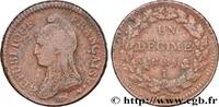 FRANKREICH Un décime Dupré, grand module DIREKTORIUM Limoges 1797 (32mm, 19,15g, 6h) -