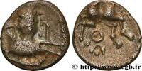 FRANKREICH Denier à la tête casquée GALLIEN - NORDGALLIEN - ÆDUI (BIBRACTE, Region die Mont-Beuvray) Autun (71) c. 80-50 AC. (15mm, 1,85g, 6h) -