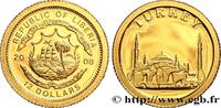 LIBERIA 12 Dollars Proof Turquie LIBERIA 2008 (11mm, 0,52g, 12h) -