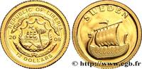 LIBERIA 12 Dollars Proof Suède LIBERIA 2008 (11mm, 0,52g, 12h) -