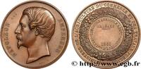 FRANKREICH Médaille, Concours régional agricole, instruments MINISTÈRES 45 - Orléans 1861 (51mm, 61,15g, 12h) -
