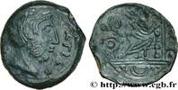 FRANKREICH Bronze PIXTILOS classe V à la “déesse assise” GALLIEN - CARNUTES (Region die Beauce) Chartres (28) c. 40-30 AC. (16mm, 3,52g, 3h) -