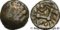 FRANKREICH Quart de statère “aux segments de cercles”, cheval GALLIEN - BELGICA - REMI (Region die Reims) Reims (51) c. 80-50 AC. (10,5mm, 1,10g, h) -