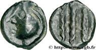 FRANKREICH Potin à la tête et aux trois lignes ondulées GALLIEN - AULERCI EBUROVICES (Region die Évreux) Évreux (27) c.60-50 AC. (15,5mm, 1,93g, h) -
