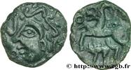 FRANKREICH Bronze au cheval et au sanglier GALLIEN - AULERCI EBUROVICES (Region die Évreux) Évreux (27) c.60-50 AC. (18mm, 2,13g, 9h) -
