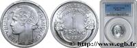 FRANKREICH 1 franc Morlon, légère VIERTE FRANZOSISCHE REPUBLIK 1957 (23mm, 1,30g, 6h) -