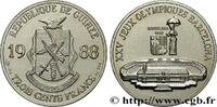 GUINEA 300 Francs XXV Jeux Olympiques Barcelone - Stade o GUINEA 1988 (32mm, 16,27g, 12h) -