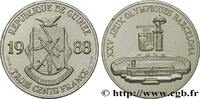 GUINEA 300 Francs XXV Jeux Olympiques Barcelone - Stade o GUINEA 1988 (32mm, 16,27g, 12h) -