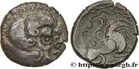 FRANKREICH Statère de billon, classe III au nez en epsilon GALLIEN - ARMORICA - CORIOSOLITÆ (Region die Corseul, Cotes d'Armor) Saint-Brieuc (22) c. 80-50 AC. (20mm, 6,73g, 5h) -