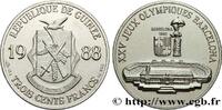 GUINEA 300 Francs XXV Jeux Olympiques Barcelone - Stade o GUINEA 1988 (32mm, 16,27g, 12h) -