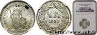 SCHWEIZ 1/2 Franc Helvetia SCHWEIZ Berne 1931 (18,10mm, 2,50g, 6h) -