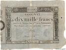 FRANKREICH 10000 Francs FRANKREICH 10000 Francs 1795 fVZ -