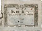 FRANKREICH 10000 Francs FRANKREICH 10000 Francs 1795 fVZ -