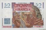 FRANKREICH 50 Francs LE VERRIER FRANKREICH 50 Francs LE VERRIER 1946 fST -