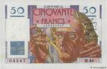FRANKREICH 50 Francs LE VERRIER FRANKREICH 50 Francs LE VERRIER 1947 fST+ -