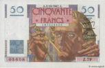 FRANKREICH 50 Francs LE VERRIER FRANKREICH 50 Francs LE VERRIER 1947 VZ+ -