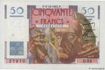 FRANKREICH 50 Francs LE VERRIER FRANKREICH 50 Francs LE VERRIER 1947 fST -