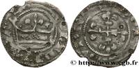 FRANKREICH Double (faux d’époque) NORMANDIE - COMTÉ D'ÉVREUX - CHARLES LE MAUVAIS Évreux c.1349-1364 (20,5mm, 1,19g, 3h) -