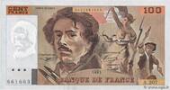 FRANKREICH 100 Francs DELACROIX imprimé en continu FRANKREICH 100 Francs DELACROIX imprimé en continu 1993 ST -