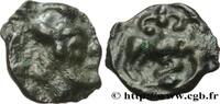 FRANKREICH Potin au taureau et au lis, classe Ia GALLIEN - ALTEN UND MITTLERES SEINE Ier siècle avant J.-C. (18mm, 2,02g, 3h) -