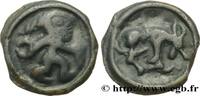 FRANKREICH Potin au guerrier courant et “à l’élan” GALLIEN - BELGICA - REMI (Region die Reims) Reims (51) c. 90-50 AC. (19,5mm, 3,46g, 12h) -