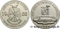 GUINEA 300 Francs XXV Jeux Olympiques Barcelone - Stade o GUINEA 1988 (32mm, 16,27g, 12h) -