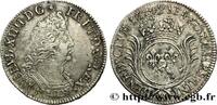 FRANKREICH Demi-écu aux palmes LOUIS XIV THE SUN KING La Rochelle 1694 (34mm, 13,49g, 6h) -