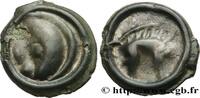 FRANKREICH Potin à la tête et au sanglier réaliste GALLIEN - AULERCI EBUROVICES (Region die Évreux) Évreux (27) c.60-50 AC. (16mm, 2,38g, 3h) -