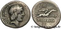 THE REPUBLIC (280 BC to 27 BC) Denier CALPURNIUS Rome 90 AC. (18,5mm, 3,40g, 11h) -