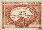MONACO 25 Centimes MONACO 25 Centimes 1920 ST -