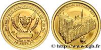 DEMOKRATISCHE REPUBLIK KONGO 10 Francs Proof Notre-Dame de Paris DEMOKRATISCHE REPUBLIK KONGO 2019 (11mm, 0,50g, 12h) -