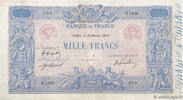 FRANKREICH 1000 Francs BLEU ET ROSE FRANKREICH 1000 Francs BLEU ET ROSE 1920 S -