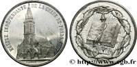 FRANKREICH Médaille, Église indépendante de la Chaux-de-Fonds ÉGLISES ET CATHÉDRALES 1877 (50,5mm, 46,31g, 12h) -