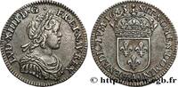FRANKREICH Douzième d'écu, portrait à la mèche courte LOUIS XIV THE SUN KING Paris, Monnaie de Matignon 1643 (20mm, 2,23g, 6h) -