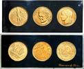 FRANKREICH Boîte de trois essais de 20 centimes, Rousseau, Ba FUNFTE FRANZOSISCHE REPUBLIK Paris 1961 (mm, g, h) -