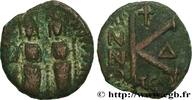 THE EMPIRE FROM ANASTASIUS TO MAURICE TIBERIUS (49 Demi-follis JUSTINUS II und SOPHIE Thessalonique 568-569 (20mm, 5,52g, 6h) -