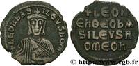 THE MACEDONIAN DYNASTY (867-1081) Follis LEO VI DER WEISE Constantinople 886 (25mm, 6,91g, 6h) -