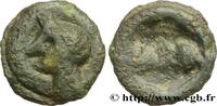 FRANKREICH Potin dégénéré aux croissants LOIRE MOYENNE c. 60-40 AC. (17,5mm, 3,64g, 9h) -