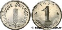 FRANKREICH 1 centime Épi, avec rebord FUNFTE FRANZOSISCHE REPUBLIK Pessac 1973 (15mm, 1,65g, 6h) -
