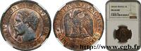 FRANKREICH Cinq centimes Napoléon III, tête nue ZWEITES KAISERREICH Lille 1853 (25mm, 5g, 6h) -
