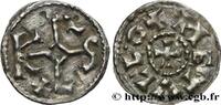 FRANKREICH Obole KARL DER KAHLE Melle s.m. (16,5mm, 0,81g, 5h) -