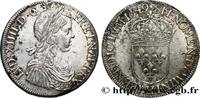 FRANKREICH Écu, portrait à la mèche longue LOUIS XIV THE SUN KING La Rochelle 1649 (39mm, 27,38g, 6h) -