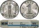 FRANKREICH 1 centime Épi, avec rebord FUNFTE FRANZOSISCHE REPUBLIK Pessac 1978 (15mm, 1,65g, 6h) -