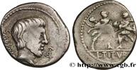 THE REPUBLIC (280 BC to 27 BC) Denier TITURIA Rome 89 AC. (19mm, 3,96g, 2h) -