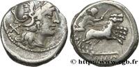 THE REPUBLIC (280 BC to 27 BC) Denier RÖMISCHE REPUBLIK - ANONYM Rome c. 157-155 AC. (17mm, 3,69g, 1h) -